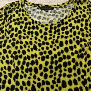 Liv by Habitat Chartreuse & Black Dress